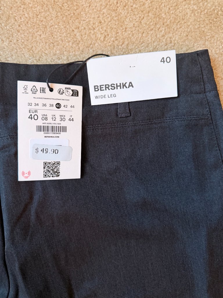 Bershka Wide Leg Pants — image 3 of 3